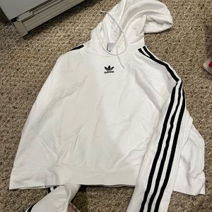 Adidas white sweatshirt